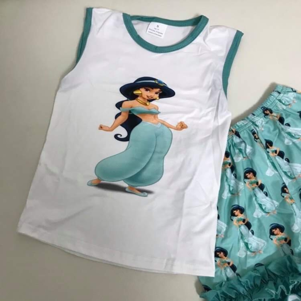 Jasmine cute sleeveless top ruffle shorts outfit - Picture 2 of 5